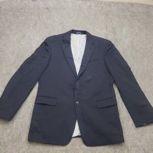 Tommy Hilfiger Jacket Mens 41‎ Blue Blazer Coat Wool Buttons Outdoors Adult